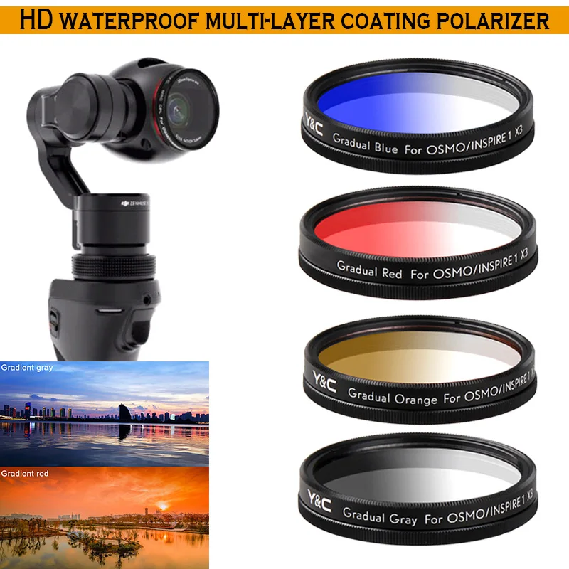 

High Quality MCUV CPL ND4 ND8 ND16 ND32 ND64 ND2 Lens Filter Compatible DJI OSMO Gimbal Inspire X3