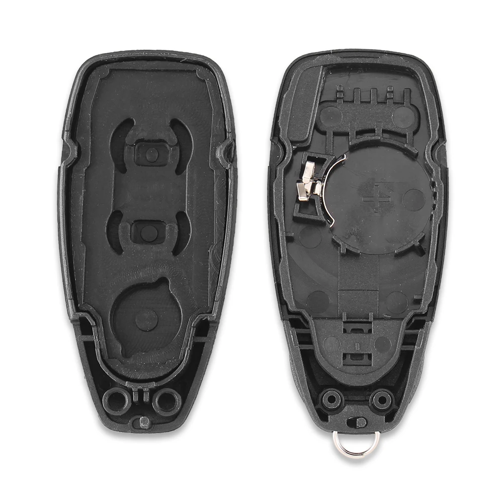 KEYYOU 5 шт./лот 3 кнопки умный пульт дистанционного ключа автомобиля оболочки для Ford Focus C-Max Mondeo Kuga Fiesta со вставкой автомобильные ключи чехол