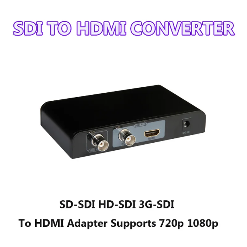 Новый преобразователь SDI HDMI удлинитель 1 и выход поддерживает 720p 1080p|sdi to hdmi|sdi hdmi