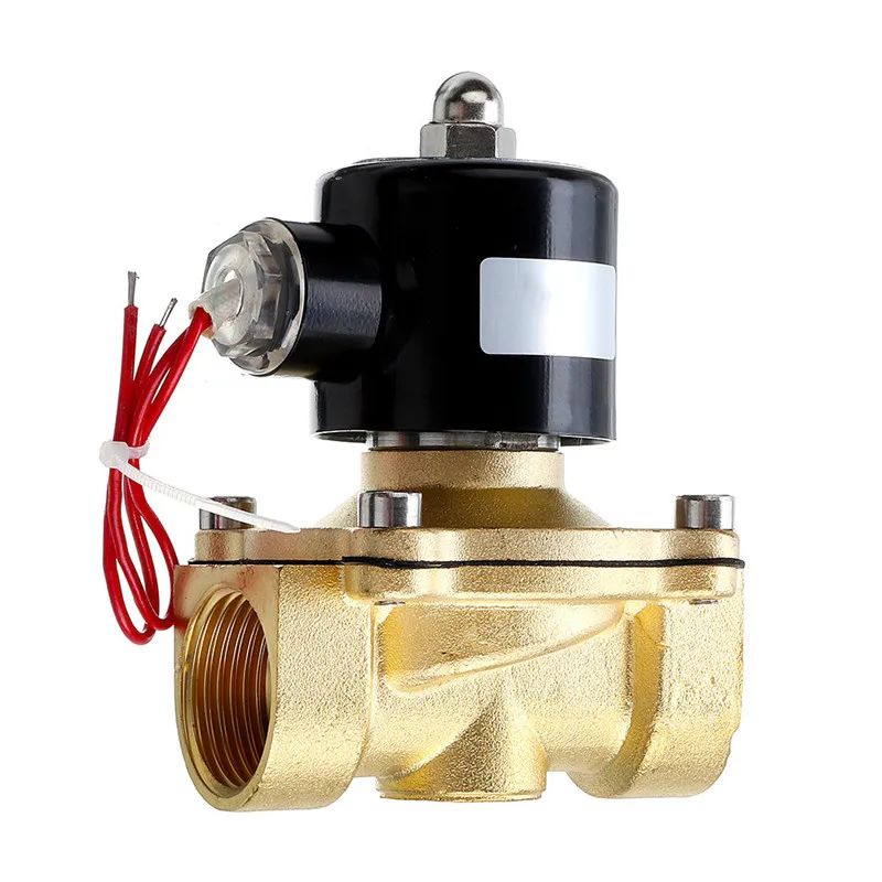 

1/2 3/4 1 Inch AC220V Electric Solenoid Valve Pneumatic Valve DN8 DN10 DN15 DN20 DN25 for Water Air Gas Brass Valve Air Valves
