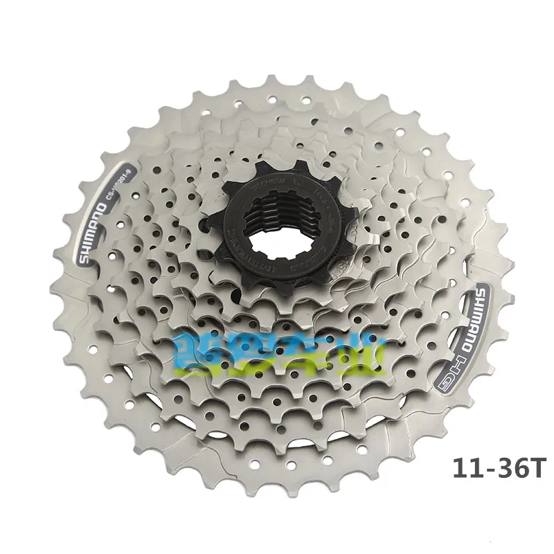 Shimano ALIVIO CS-HG201-9s горный велосипед MTB 9S кассета K7 свободного хода 9/27 скоростей маховик 34 T/36 T запчасти для велосипеда - Цвет: 11-36T