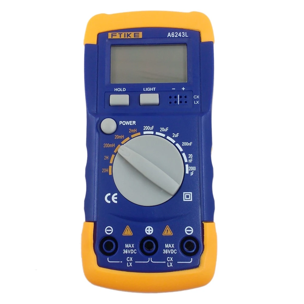 Multimeter A6243L 3 1/2 Condensator Meter Spoel Lc Meter 2nF 200uF