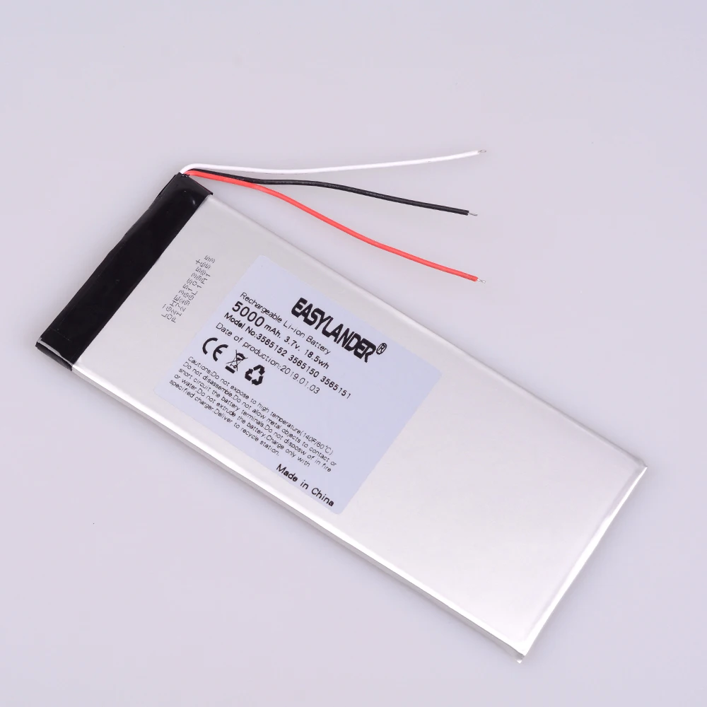 3263156 3 7 В 5000 мАч литий полимерный ионный аккумулятор для Power bank tablet PC CHUWI Hi8 hi8 pro xv8