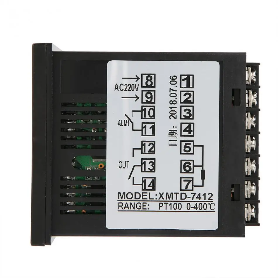 Цифровой термостат электрический регулятор температуры Регулируемая панель контроля температуры XMTD-6000/XMTD-6412/XMTD-6411/K/PT100