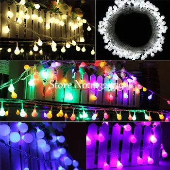 

Multicolor 10M/20M/30M 100/200/300 LED Fairy String Lights Ball Christmas Tree Wedding Decor Holiday luminarias lamps