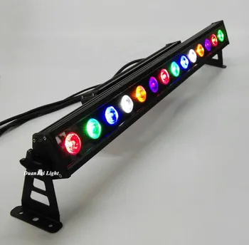 

(2 FlightCase) 8lot led pixel bar 14x18w rgbwa uv 6in1 +16 set powercon in and out+16pcs clamp