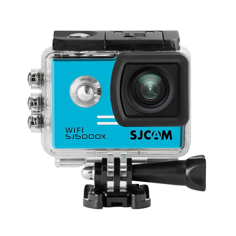 Экшн-камера SJCAM SJ5000X Elite, 4 K, WiFi, Спортивная DV Gyro, 2,0 дюймов, ЖК-экран, NTK96660, для дайвинга, 30 м, водонепроницаемая, для экстремальных видов спорта, SJ Cam - Цвет: Синий