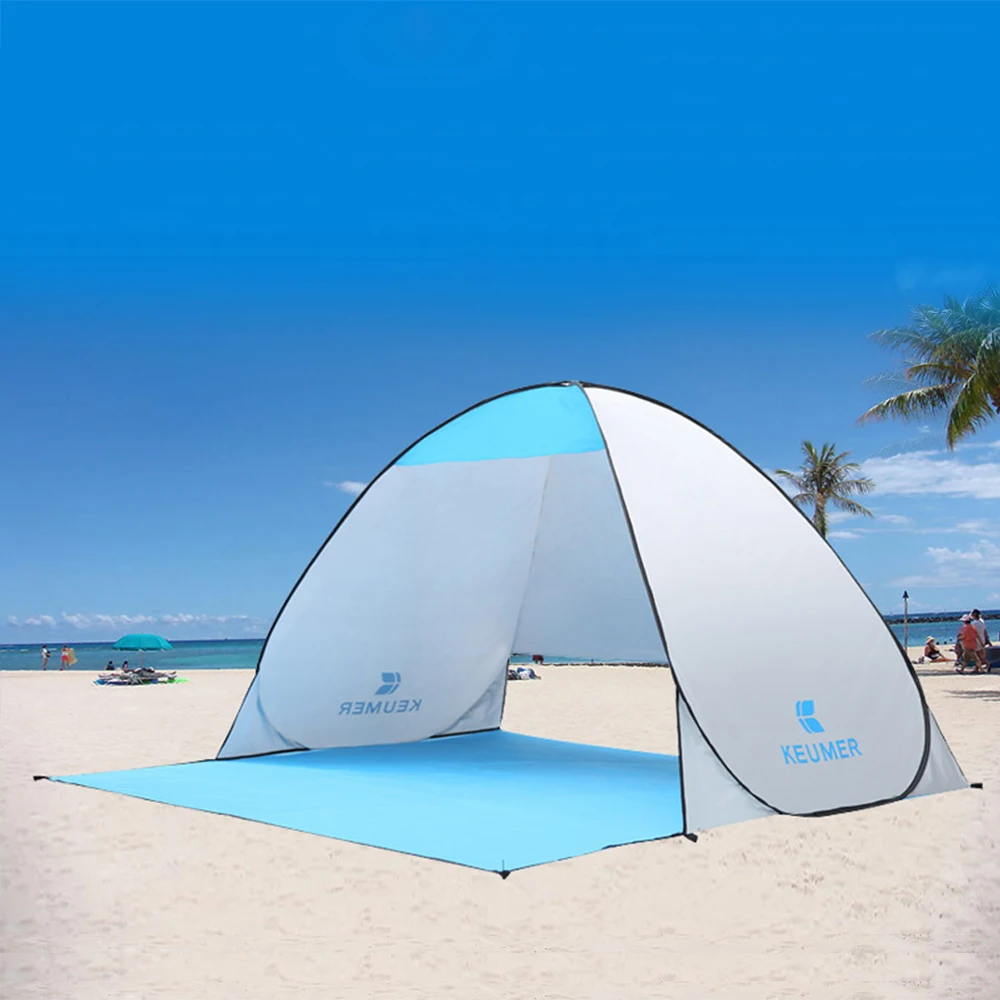 

Automatic Camping Tent Anti UV for 1-2 Persons Beach Tent Travel Waterproof Awning Portable Tents Outdoor Camping Ship From RU