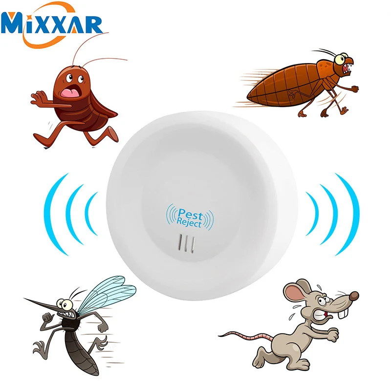 

Dropshipping Enhanced Version Electronic Ultrasonic Anti Mosquito Insect Pest Repeller Repellent Rat Mouse Cockroach EU/US Plug
