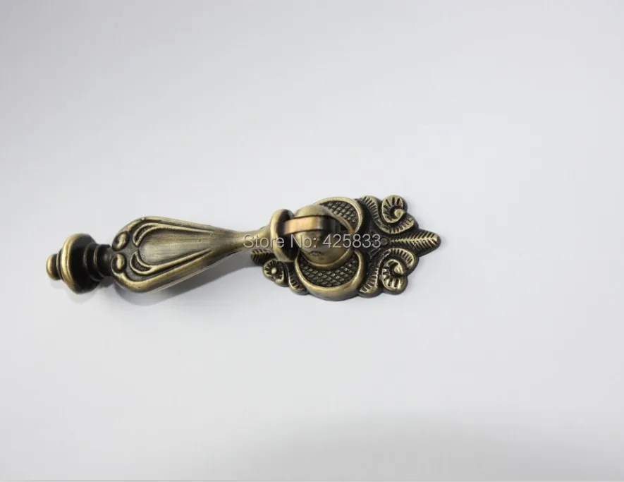 

Free Shipping New Style 2pcs Bronze Drawer Knobs Door Handles Dresser Pulls