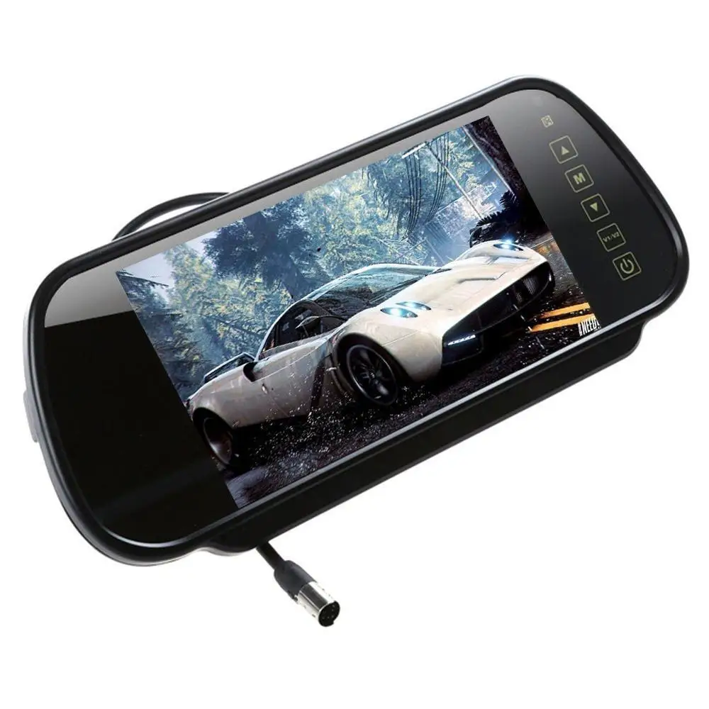 7 Inch Car Mirror Monitor 16 9 TFT LCD Widescreen Car Rearview Mirror Monitor with Touch