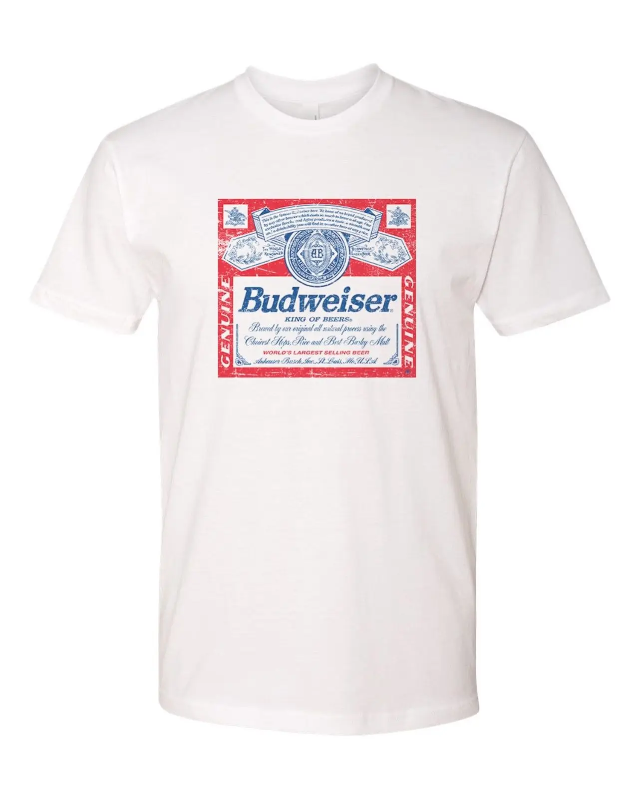 men budweiser shirt