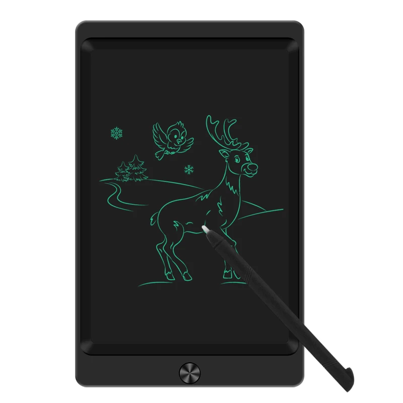 Sunany 8,5 дюймов ультра-тонкий ЖК-дисплей бизнес цифровой рисунок для письма планшет колодки ЖК-планшет подарок для холодильника наклейка - Color: Black