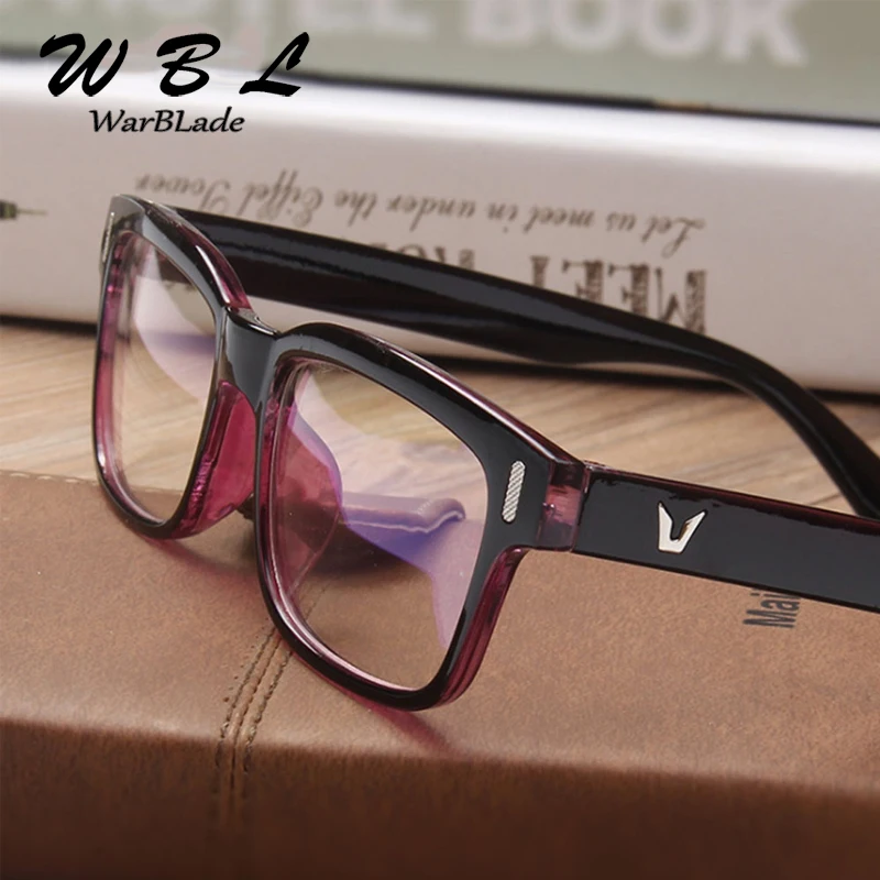 

WarBLade Transparent Computer Glasses Clear Eyeglasses Fake Optical Eye Glasses Frames For Women Myopia Glass Spectacles Eyewear