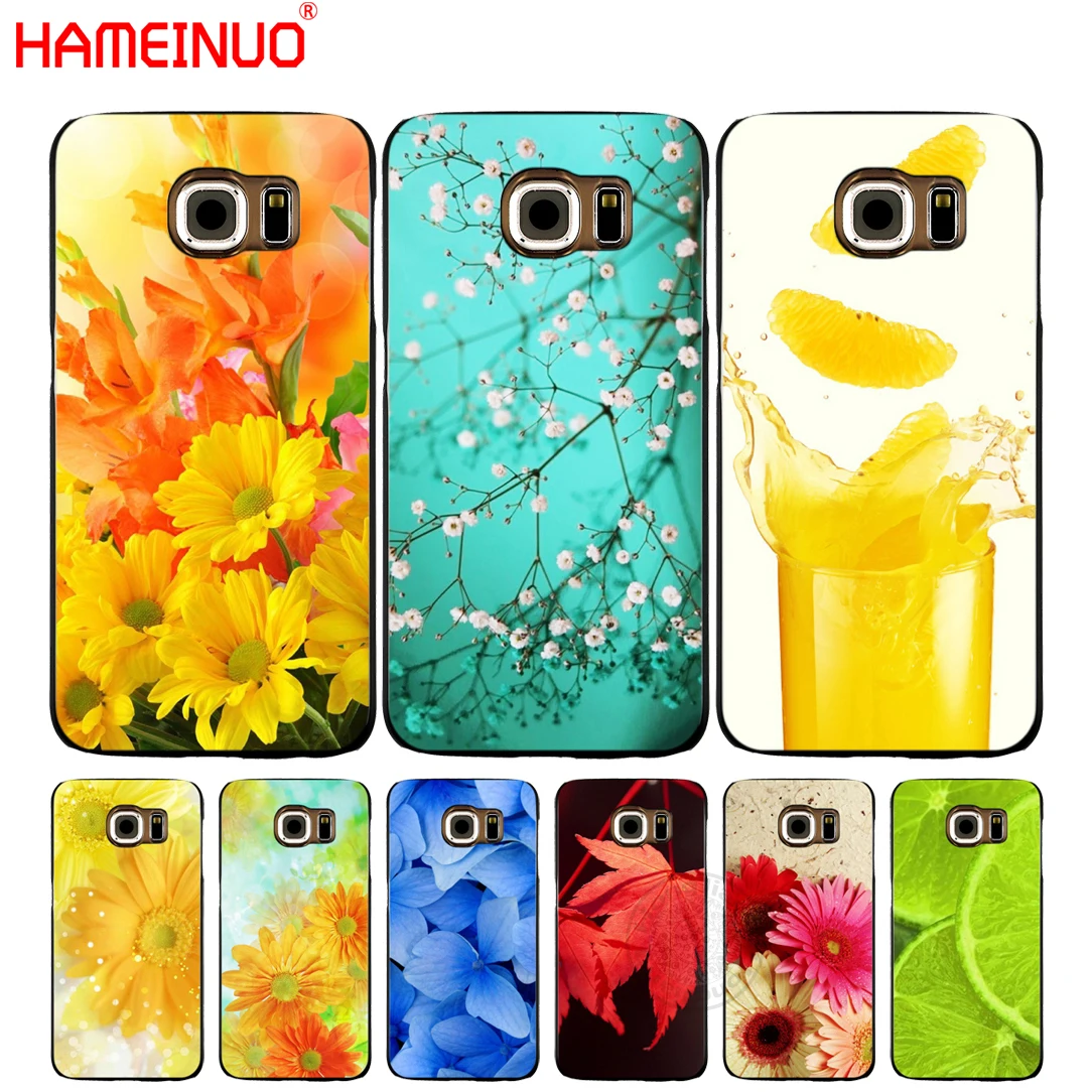 HAMEINUO Slim Painting Flower cell phone case cover for Samsung Galaxy S7 edge PLUS S8 S6 S5 S4 S3 MINI | Мобильные телефоны и