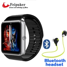 Smart Watch GT08 Clock With Sim Card Slot Push Message Bluetooth Connectivity Android Phone Better Than