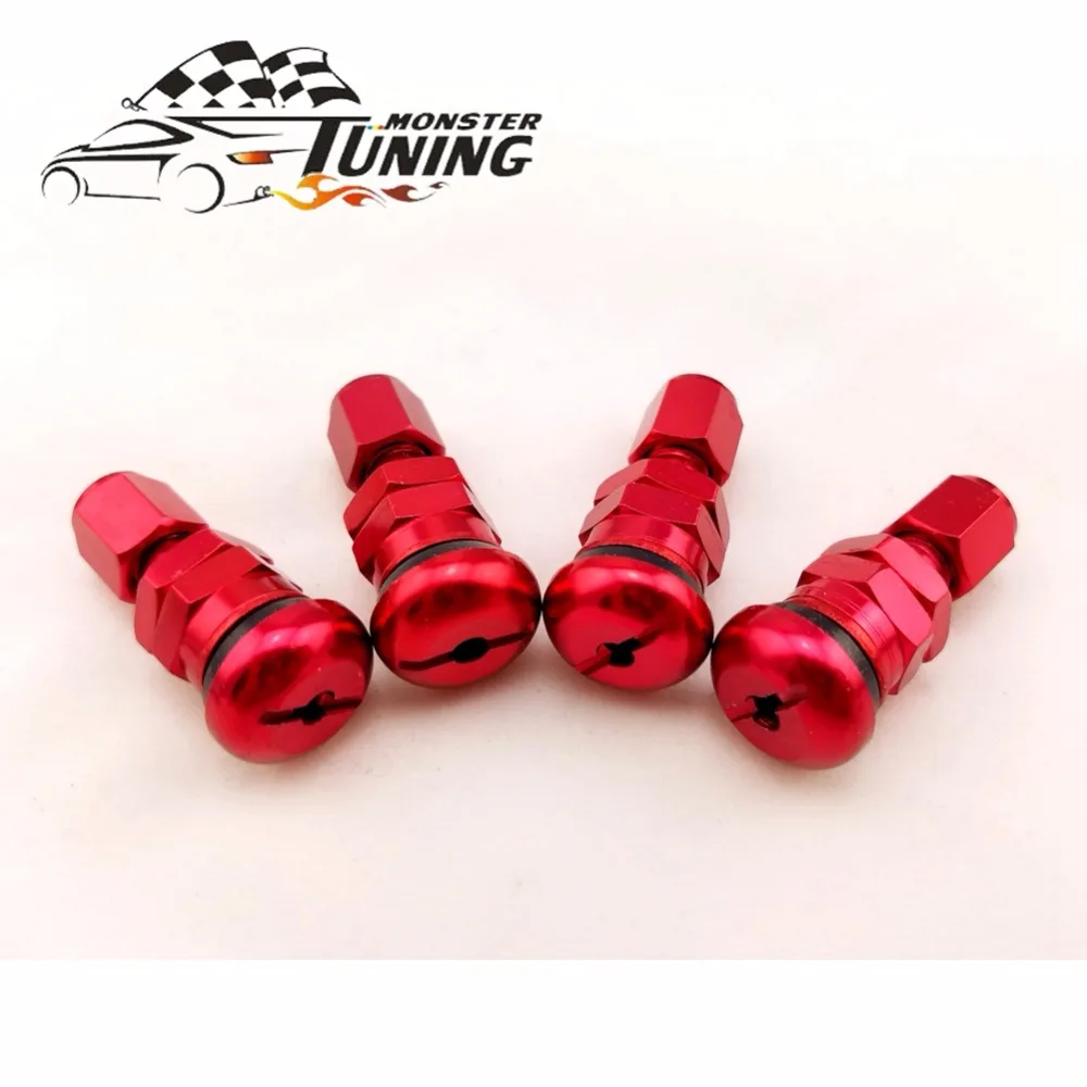 

Tuning Monster Universal 4 Rays Volk Racing Forged Aluminum Valve Stem Caps Wheels Rims