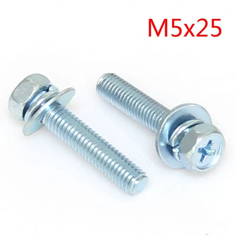 Japanese standard JIS combination of screws Cross recessed hex screws
