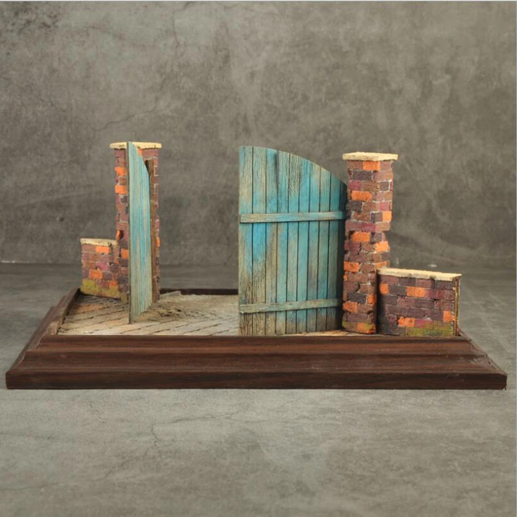 

1:35 Ruins Door Wall Military Scenes Models Making & Building Kits DIY Toys