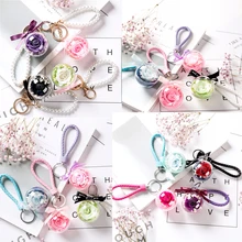 Вечный цветок висячие сушеные цветы свежие розы DIY автомобильные аксессуары День рождения подарок на день Святого Валентина