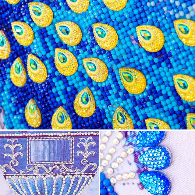 Online Shop Dainasi Hewan Berlian Menarik Burung Merak Bentuk