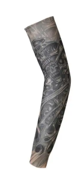 Рукав с татуировками анти-УФ Защита наручная повязка летний солнцезащитный крем для загара на открытом воздухе Велосипеды манжеты