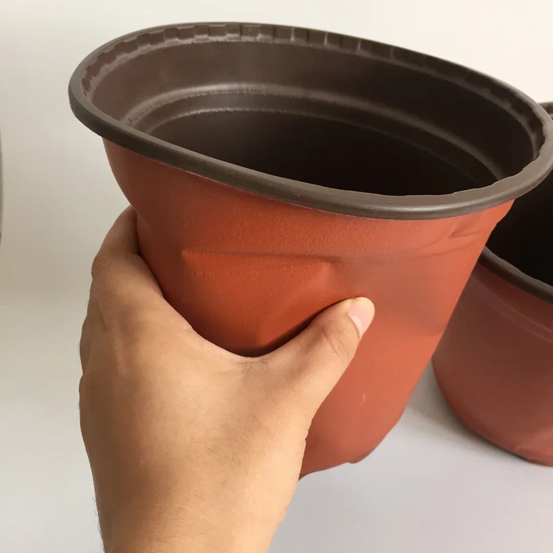 60pcs Lot D18xh16cm Large Plastic Nursery Pots Flower Planter Plastic Nursery Pots Flower Planter