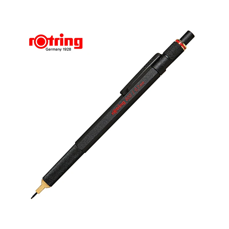 Rotring 800 0,5/0,7 мм металлический механический карандаш черный/серебристый автоматический карандаш для рисования пишущий карандаш