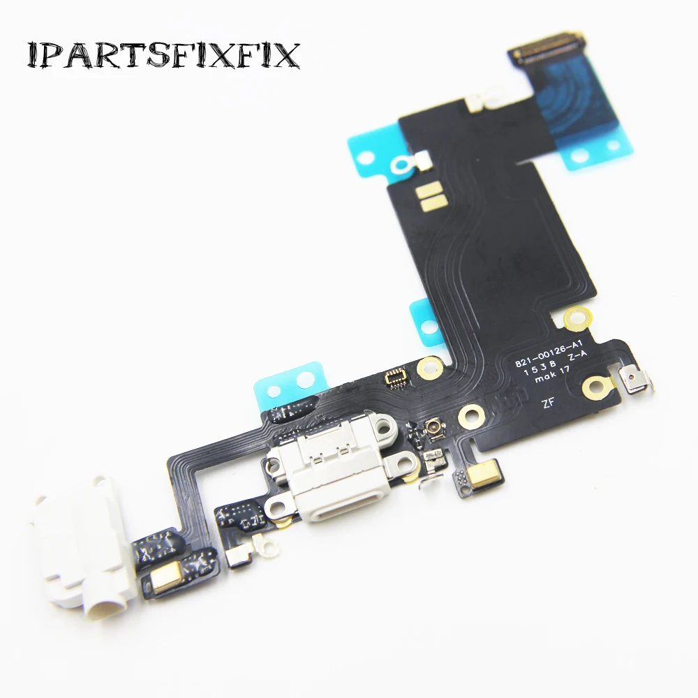 10pcs lot NEW Charger Charging Port USB Connector Dock Headphone Audio Jack Flex Cable For iPhone 6S Plus 5 5 
