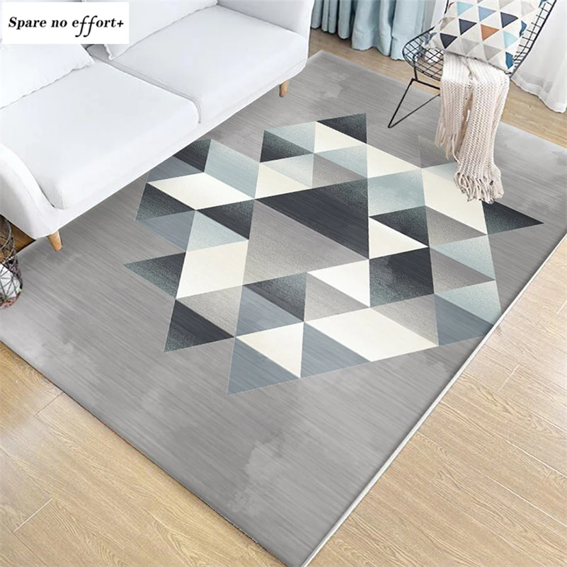 

Nordic Modern Furry Rug Carpet for Living Room Floor Mat Home Decoration Carpet tapetes para sala Rugs For Bedroom Door Mat