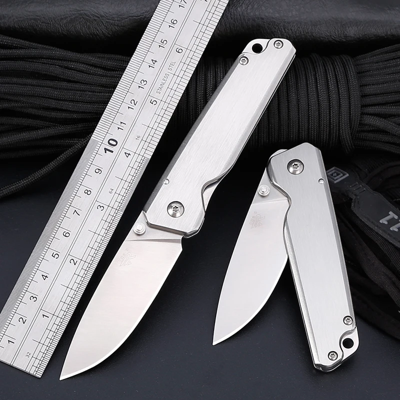 Sanrenmu 7096 карманный складной нож для кемпинга выживания edc инструмент 12c27 лезвие из