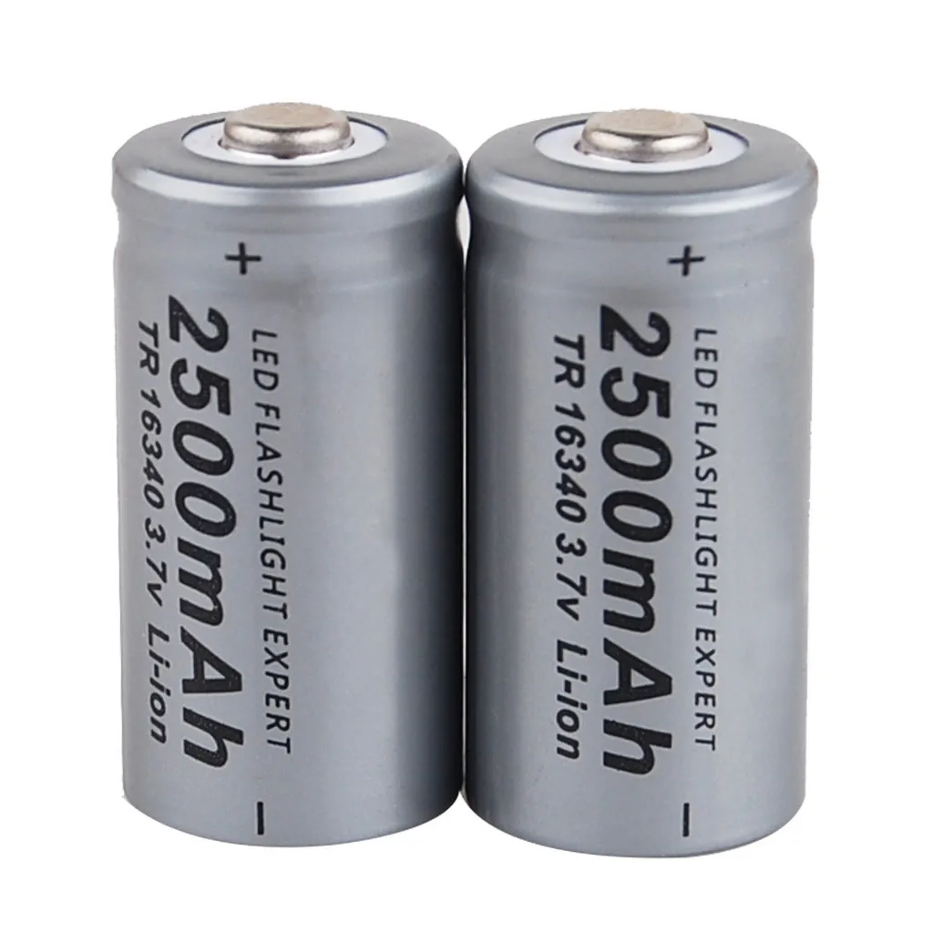 2019 TR 100% New Original 16340 3.7 v 3400 mah Lithium Rechargeable cylindrical Battery For Flashlight batteries 6.4 | Игрушки и хобби