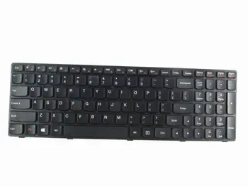 

New US Black Laptop Keyboard With Frame Compatible with For Lenovo G700 G710