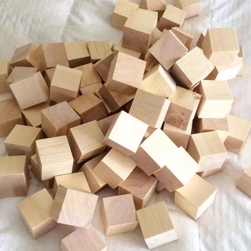Пара сосновых деревянных блоков украшение для детской комнаты наклейка вещь детская комната милые декоративные