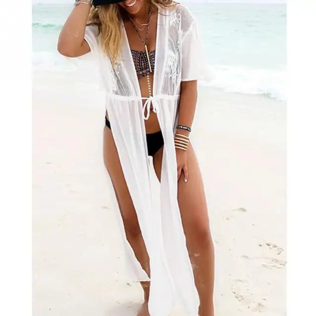 Special Price 2018 Women Summer Beach Bathing Cover-up Chiffon Lace Leisure Beach Smock Cardigan Bikini Coverings Special Price 2018 Women Summer Beach Bathing Cover-up Chiffon Lace Leisure Beach Smock Cardigan Bikini Coverings