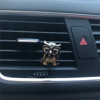 

Lovely cartoon owl car perfume clip Interior decoration for lovers Car perfume Owl modeling air freshener