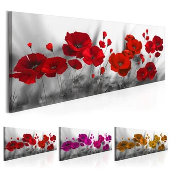 

Large 5d diy Diamond painting,red poppy flower,3d mosaic Diamond Embroidery full round square rhinestone diamond pictures JS4567