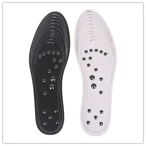 1Pair Magnetic Massage Insoles Memory Cotton Shoe Gel Pad Acupressure Therapy Cushion Foot Care
