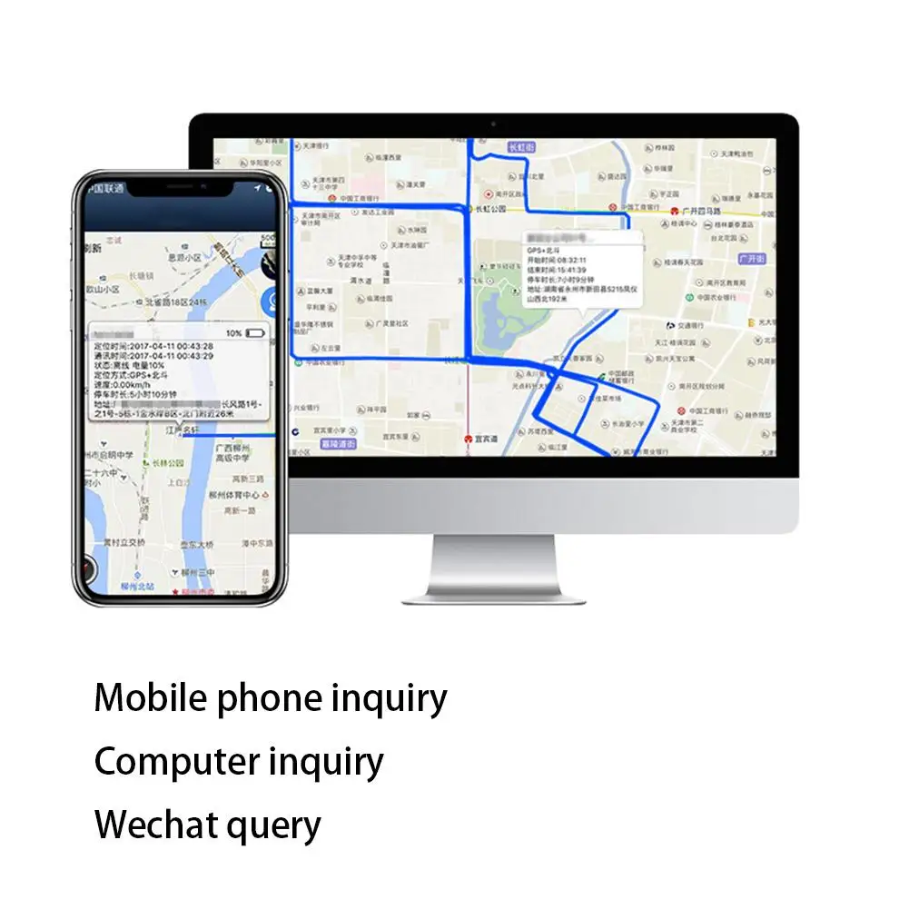 1 шт. Черный Автомобильный gps локатор сильная Магнитная установка IP58 водонепроницаемый и пыленепроницаемый 10000 мАч долгожданный автомобильный трекер