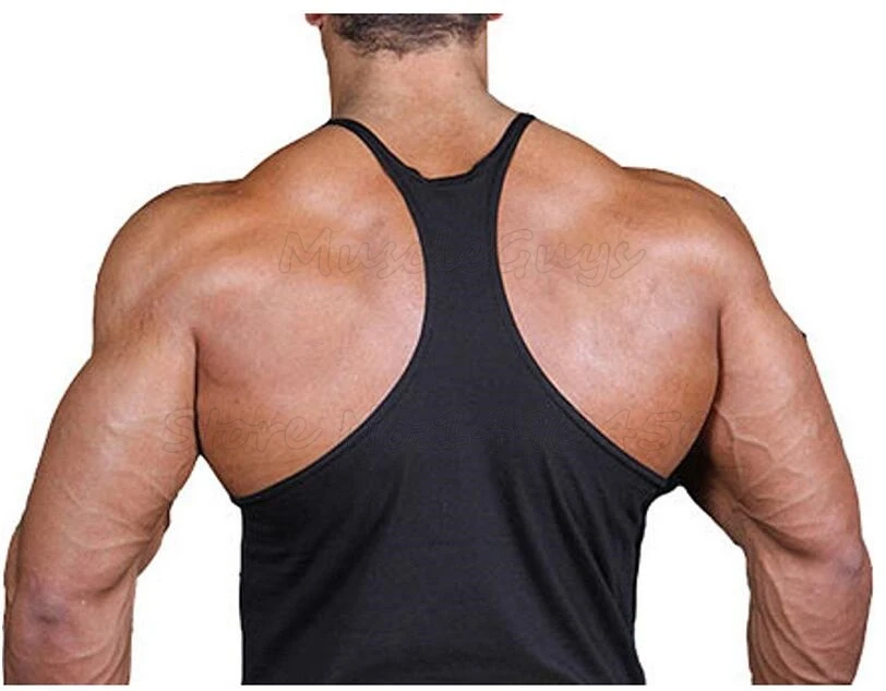 Мужские майки для фитнеса Muscleguys с принтом американского флага США одежда
