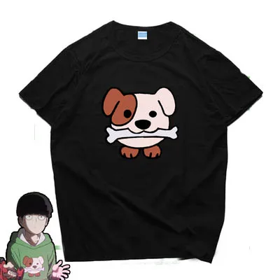 Новинка 100, маскарадная футболка Mob Psycho, модная мужская футболка Kageyama Shigeo, хлопковая футболка с коротким рукавом, топы, футболка - Цвет: 01
