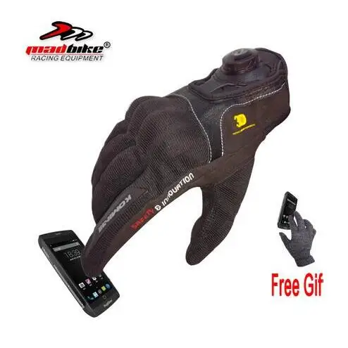 

Motorcycle Gloves Touch Screen Boa Knuckle Protect Glove Men KOMINE GK 164 3D Cycling Racing Gear