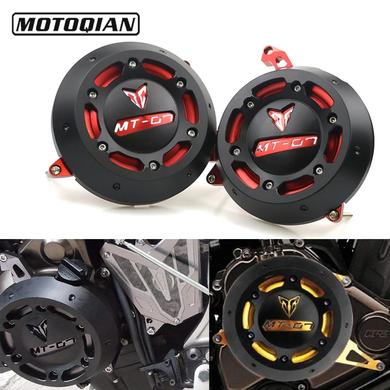 

Motorcycle Engine Side Stator Guard Crash Protector For Yamaha MT07 Tracer FZ07 2014 2015 2016 2017 Moto Parts Protective