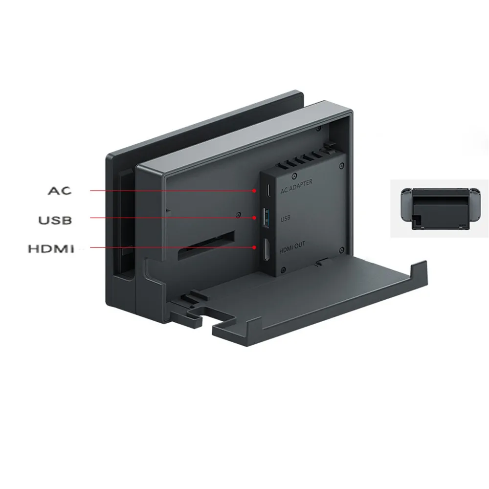 Оригинальная Замена зарядки HDMI док-станция для nintendo Switch консоли NS Зарядное устройство Док-станция аксессуары