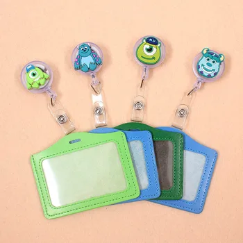 

Monster University Badge Scroll Nurse Office Reel Character Scalable Student Nurse Exhibition PU Business Card Badge Holder