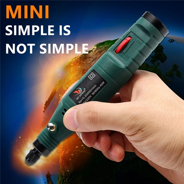 Portable 12V Mini Electric Rotary Grinder Adjustable Speed Polishing Dremel Polisher Light?Surface?Engraving Sander