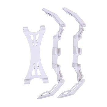 

Heightened Landing Gear Landing Skid Protector Stabilizer + Camera Gimbal Protective Guard Kit For DJI Phantom 4 Pro-White