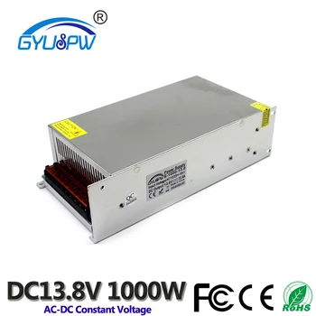 

Single Output 1000W DC13.8V Adjustable 72.5A Switching power supply 110V 220V AC to dc 13.8V Converter For machine CNC LED Light