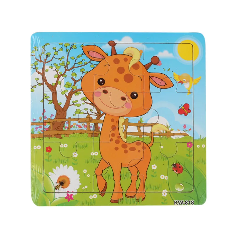 

Popular Wooden Dairy Cow Jigsaw Toys For Kids Education And Learning Puzzles Toys Classic Free Shipping