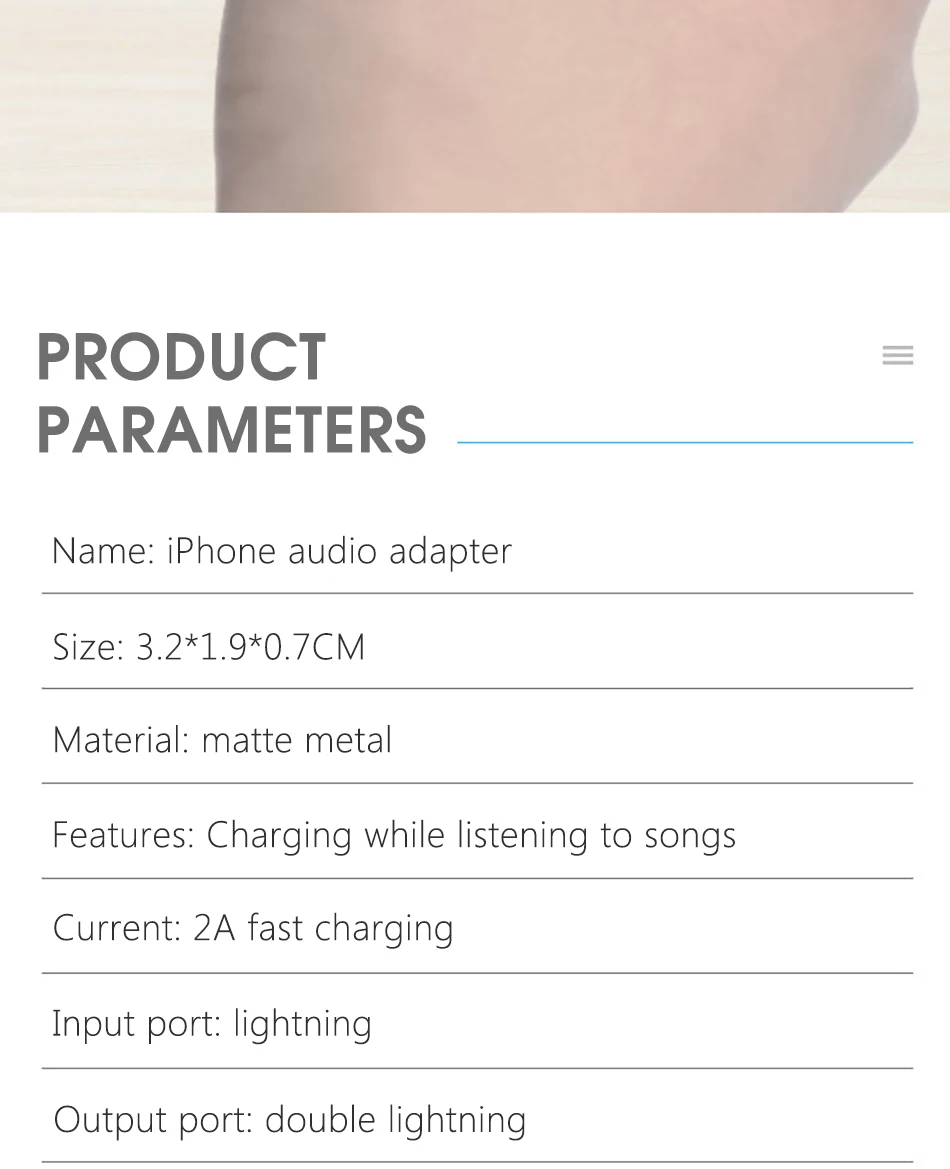 !ACCEZZ 2 in 1 Charging Audio Calling Adapter For iphone X 8 Plus XS IOS 12 Lighting Charge Jack to Earphone AUX Splitter Cable (7)